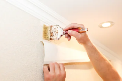 Pose de papier peint à Lépine — revêtements muraux et toiles de verre
